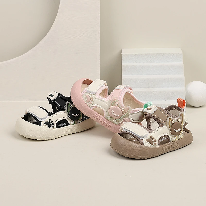 学步新款夏季儿童凉鞋2025宝宝鞋子1-2岁0婴幼儿软底沙滩3男童女4