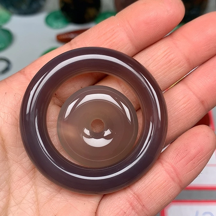 笑***笑玛瑙/玉髓未镶嵌颈饰