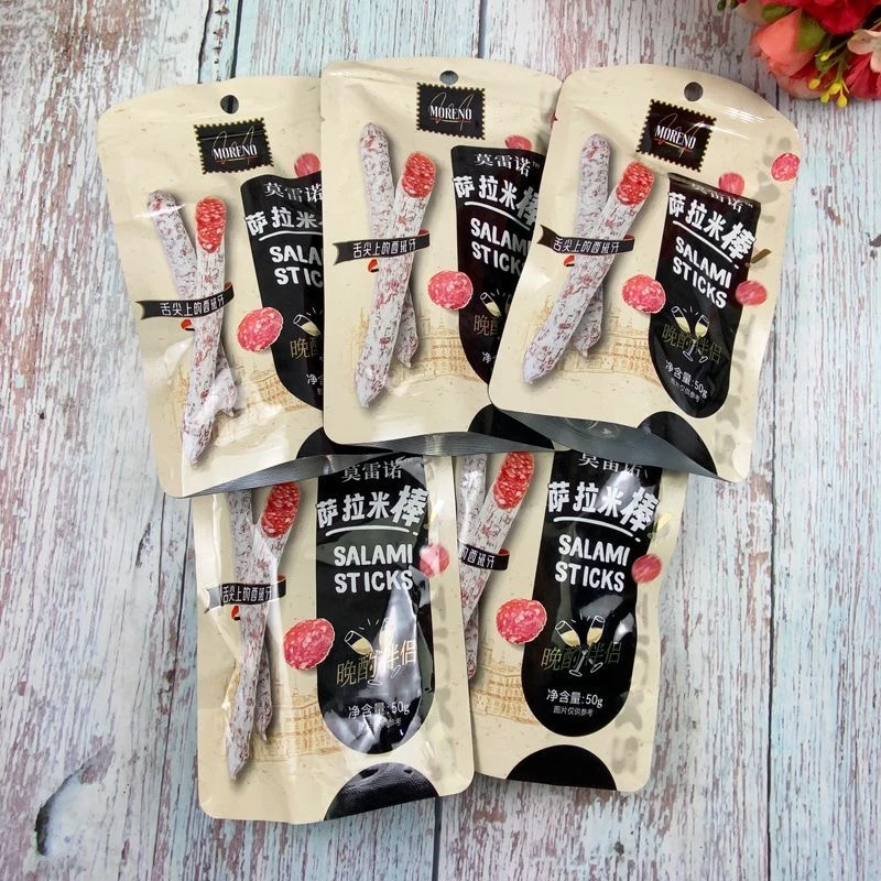西班牙风味莫雷诺棒风干萨拉米腊肠salami香肠国产开袋即食原味