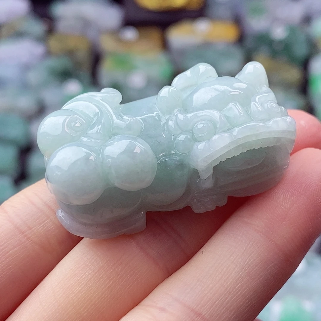 颈饰未镶嵌翡翠天然