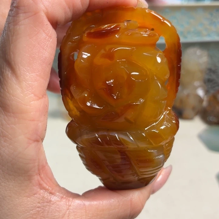 玛瑙/玉髓未镶嵌吊坠(不含链)