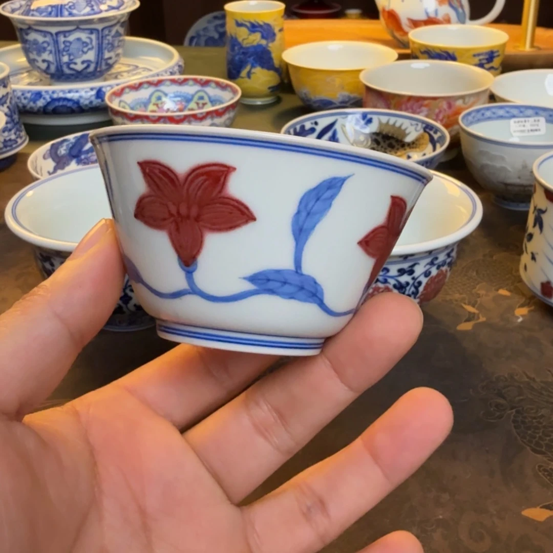 小*子纯手工手绘陶瓷茶具