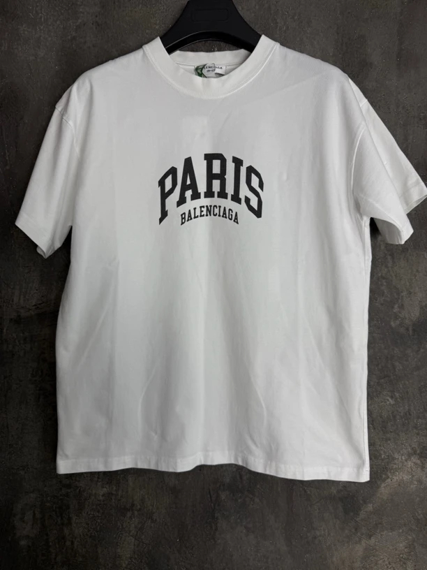 全新未使用/BALENCIAGA 巴黎世家 城市限定字母印花短袖/00485