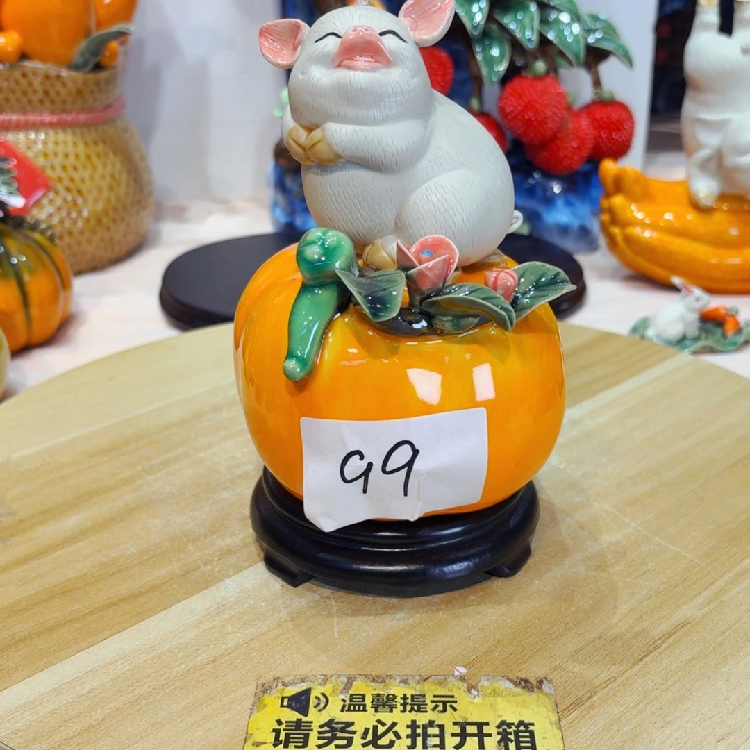 陶瓷诸事如意摆件