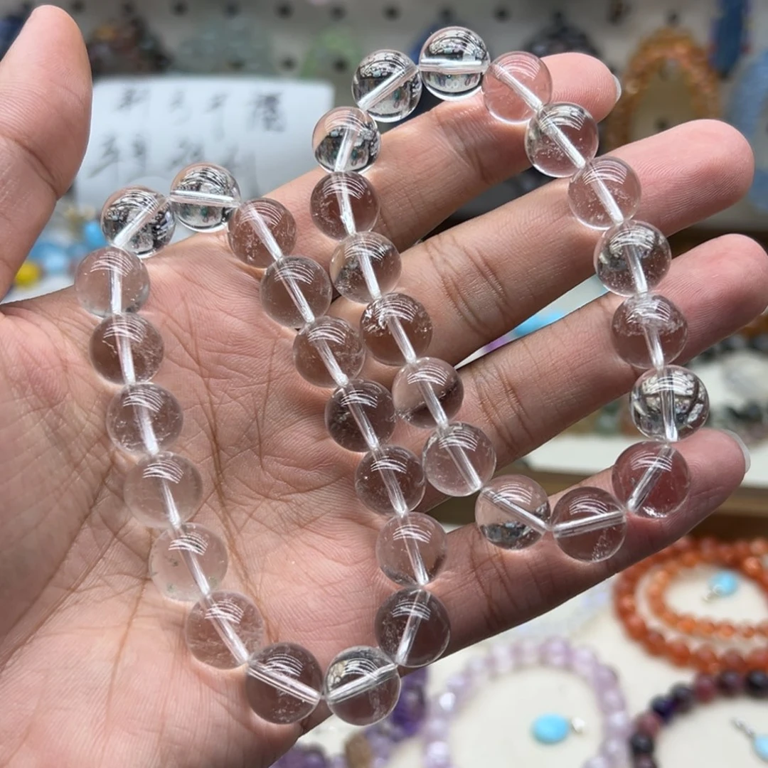 未镶嵌水晶手链12咪满天星白水晶