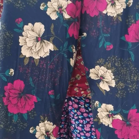 背心2X兰大花棉裤