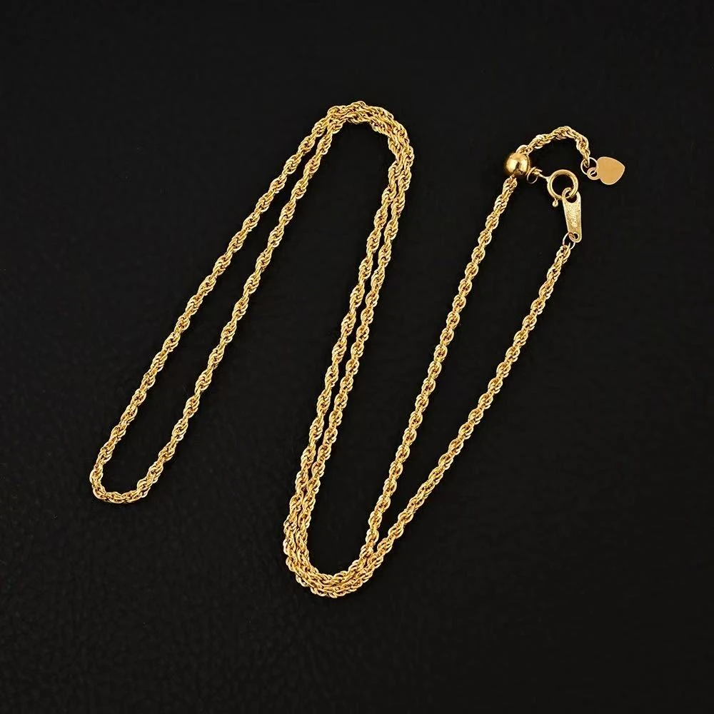 【芮初珠宝】 18k金配件麻花链 60cm Y06（多样性发其一）