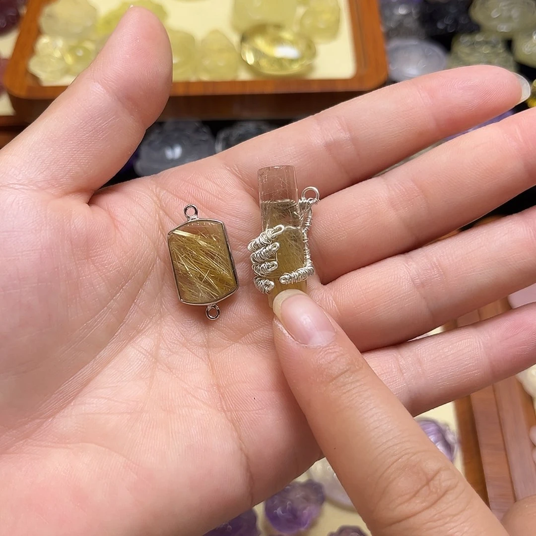 颈饰未镶嵌水晶潇****菌补差12