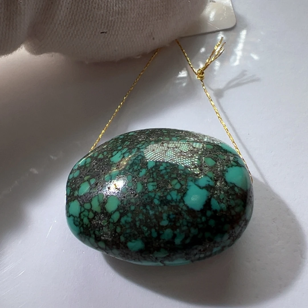 绿松石未镶嵌挂件