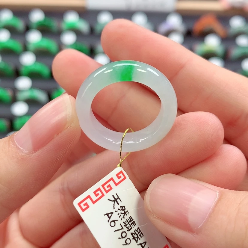 【闪购商品】未镶嵌戒指翡翠12/13号