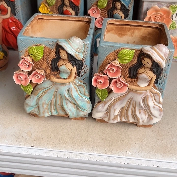 粗陶材质多肉花盆