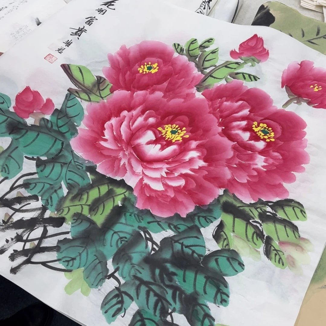 国画手绘画作品和绘画