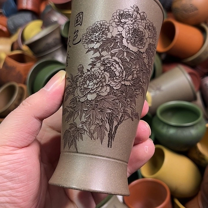 紫砂茶杯全手工紫砂主人杯