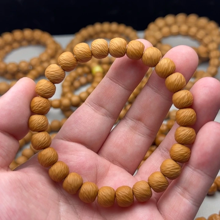 猴头核桃手串琛*云锦小尺寸