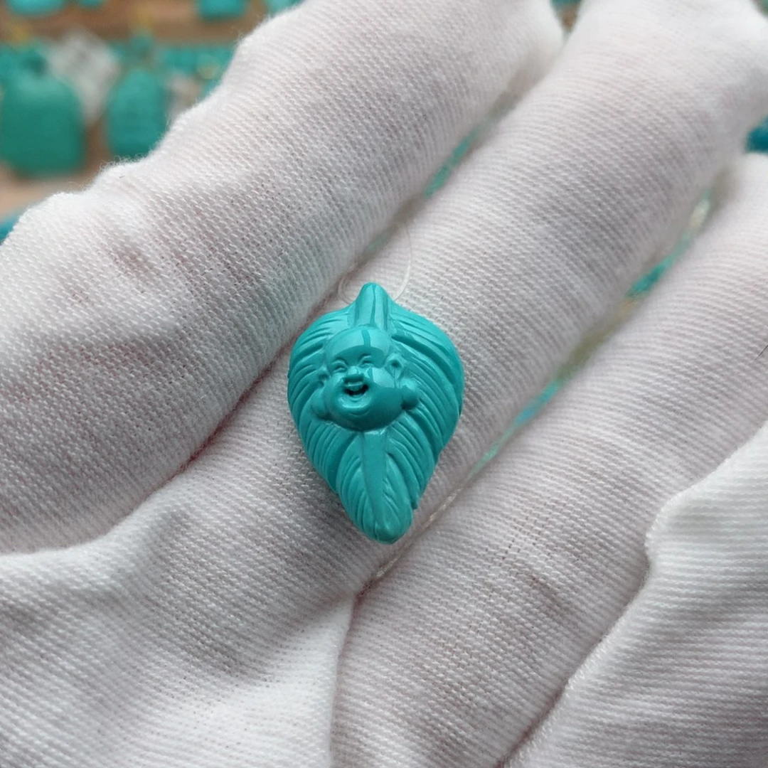 绿松石未镶嵌珠宝奇石1.63克