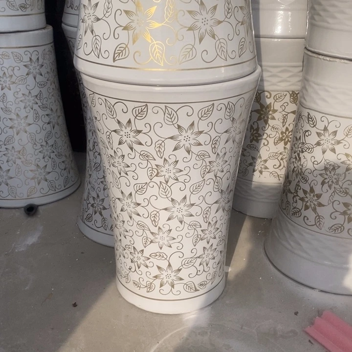 高腰白金花特大号口37/55