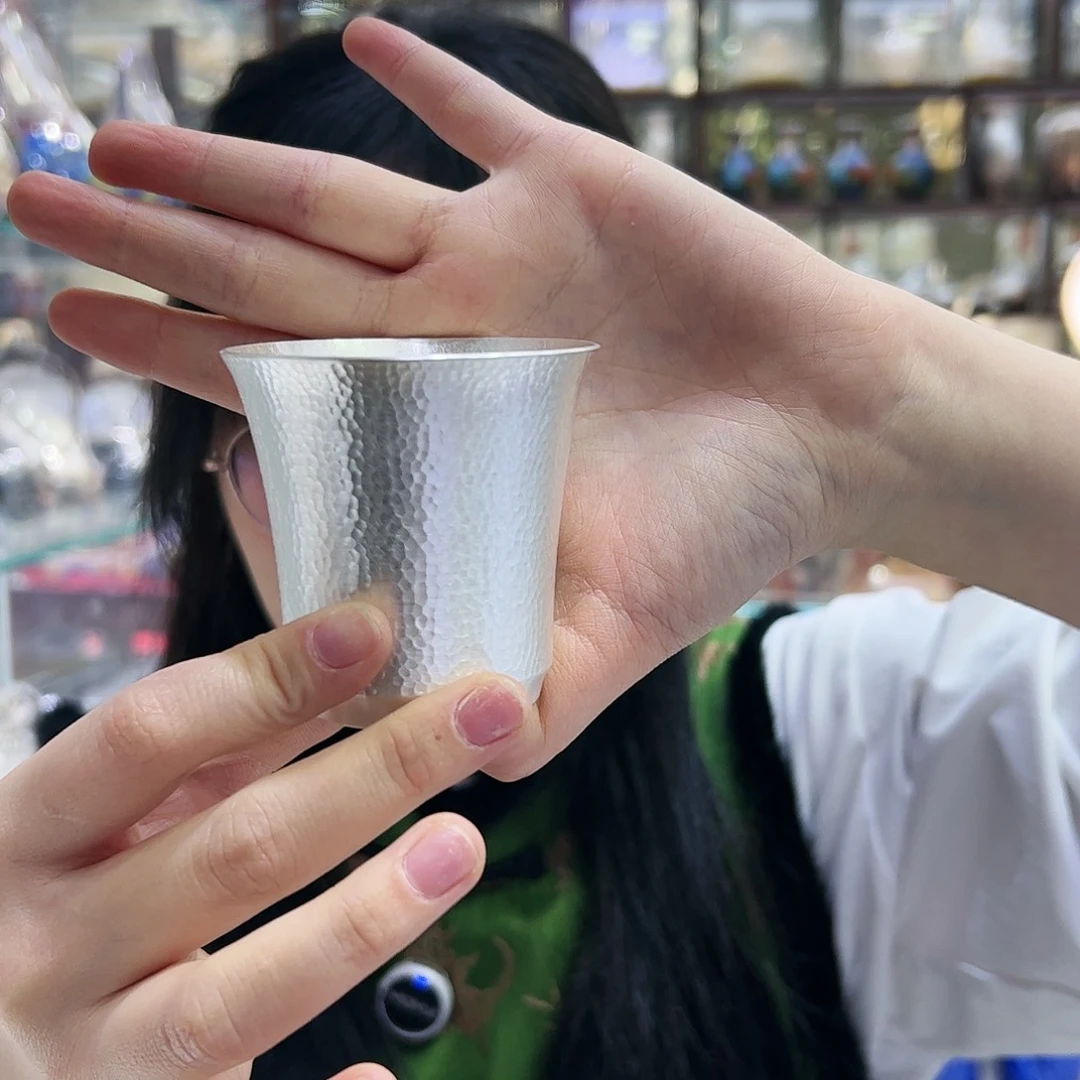 砖雕高手工银杯约85g