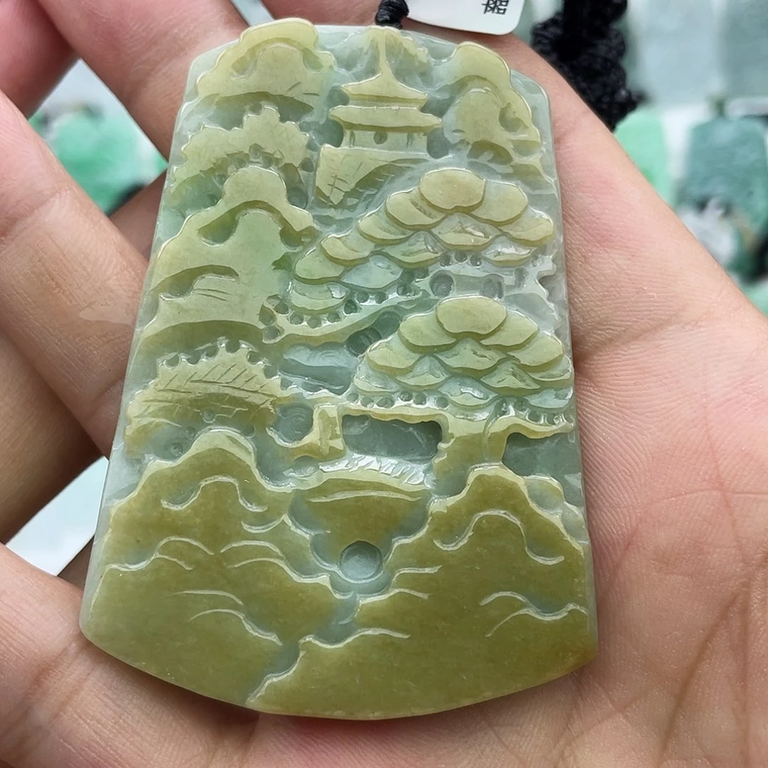 颈饰未镶嵌翡翠翡翠