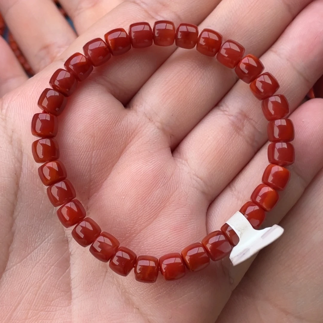 南红玛瑙手串未镶嵌