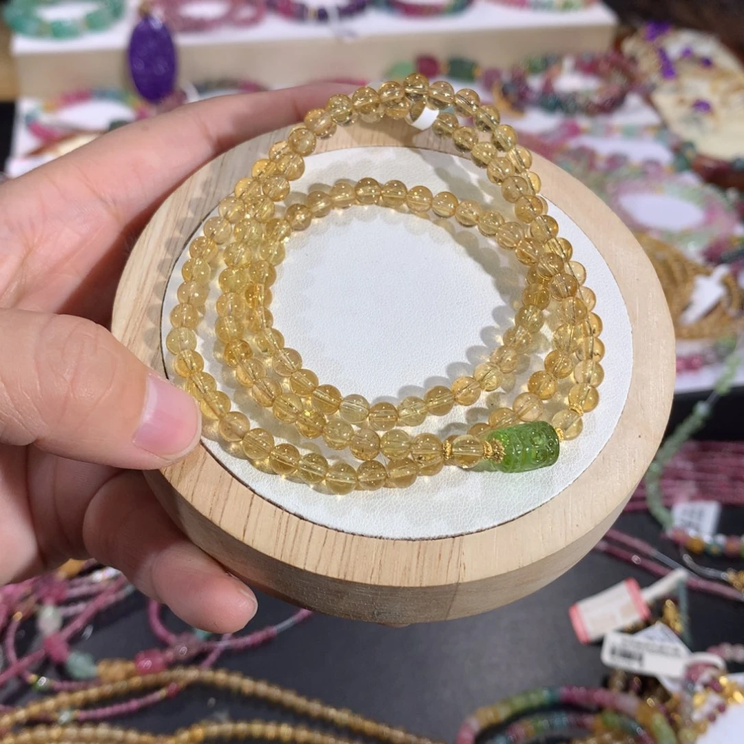 碧玺未镶嵌手链手串