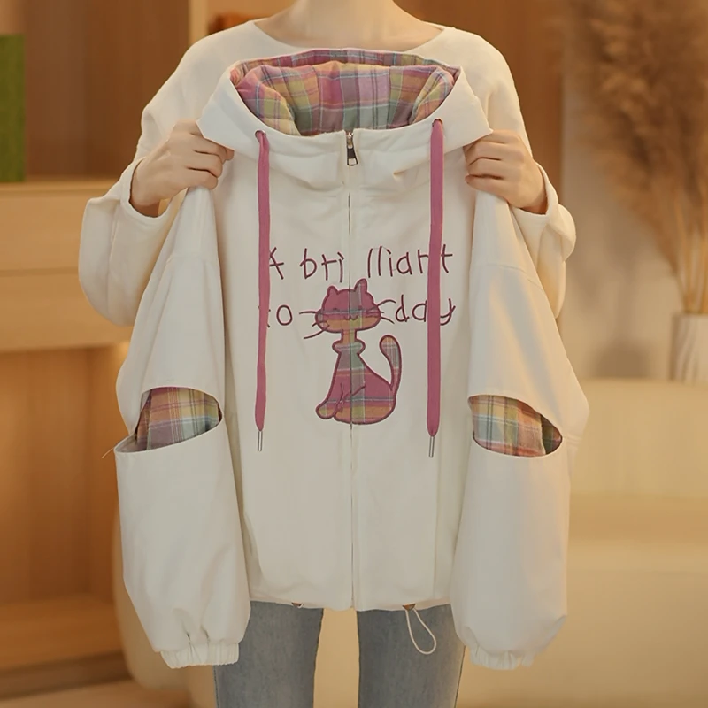 女童加绒加厚外套2025秋冬装新款时尚洋气女孩保暖上衣WT-25158