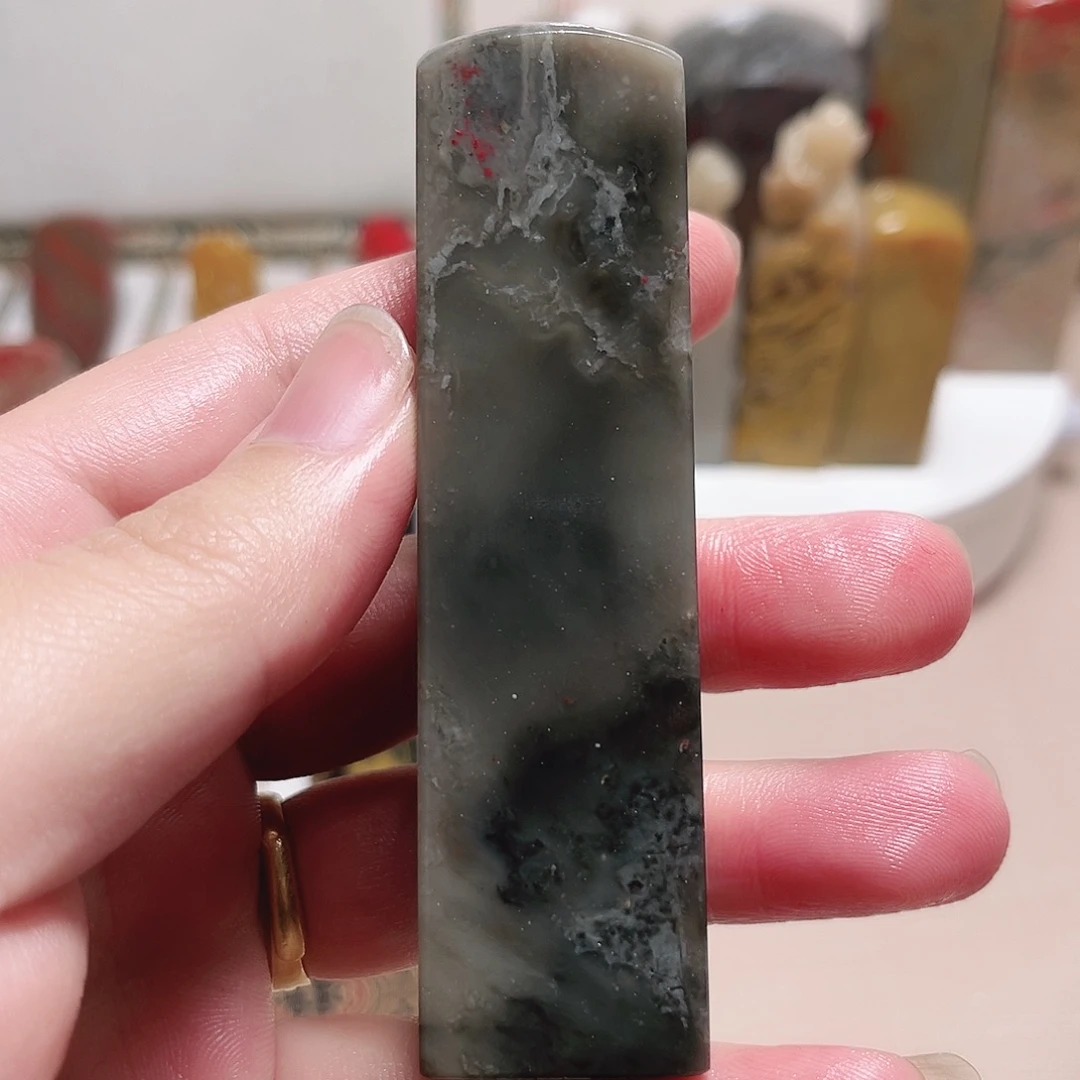 印石昌化石鸡血石印章