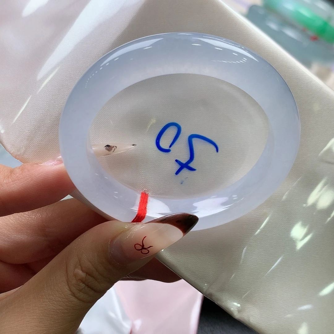 翡翠未镶嵌手镯37号 49.8正圈