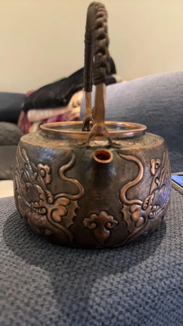 精品纯紫铜纯手工工艺烧水壶