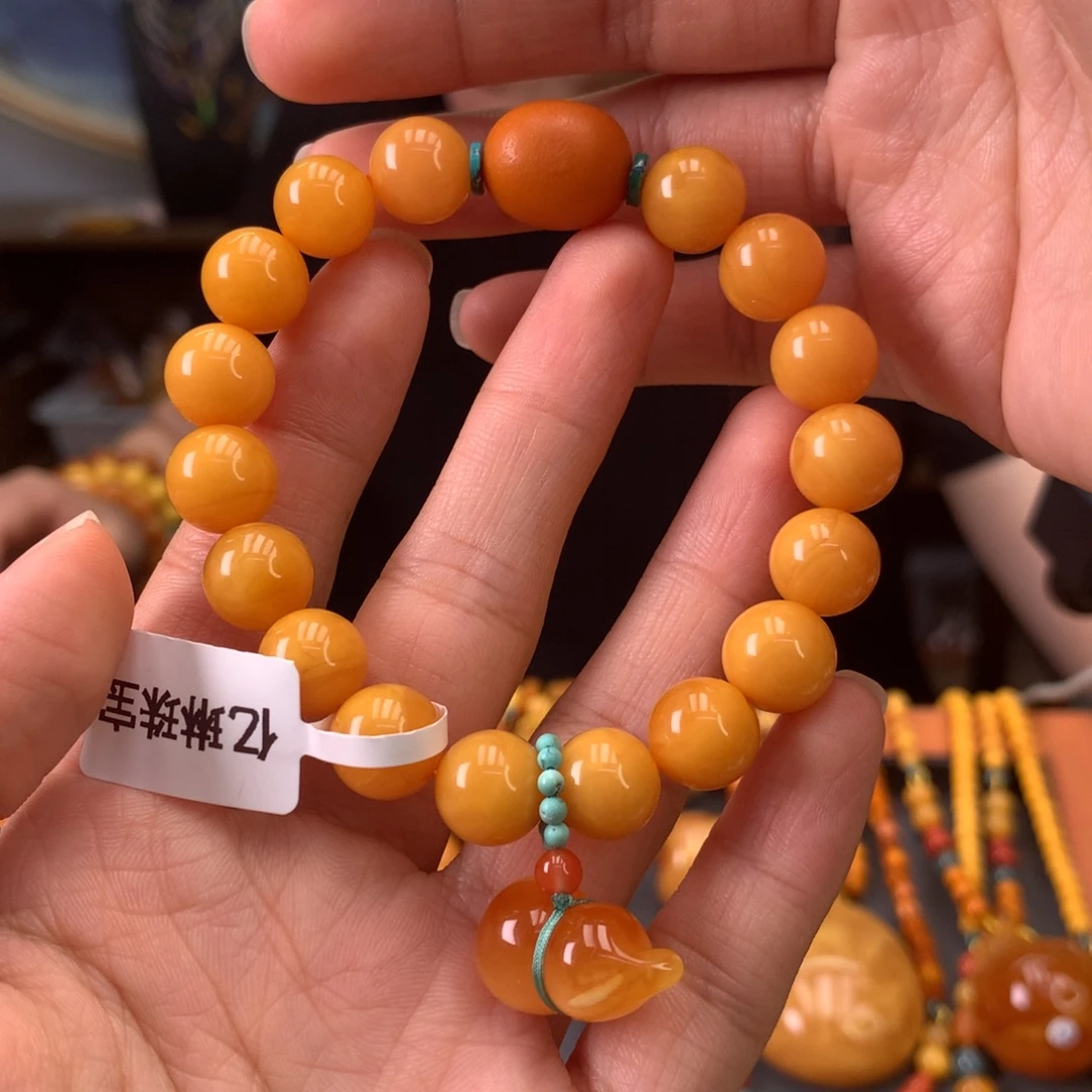手串蜜蜡未镶嵌天然