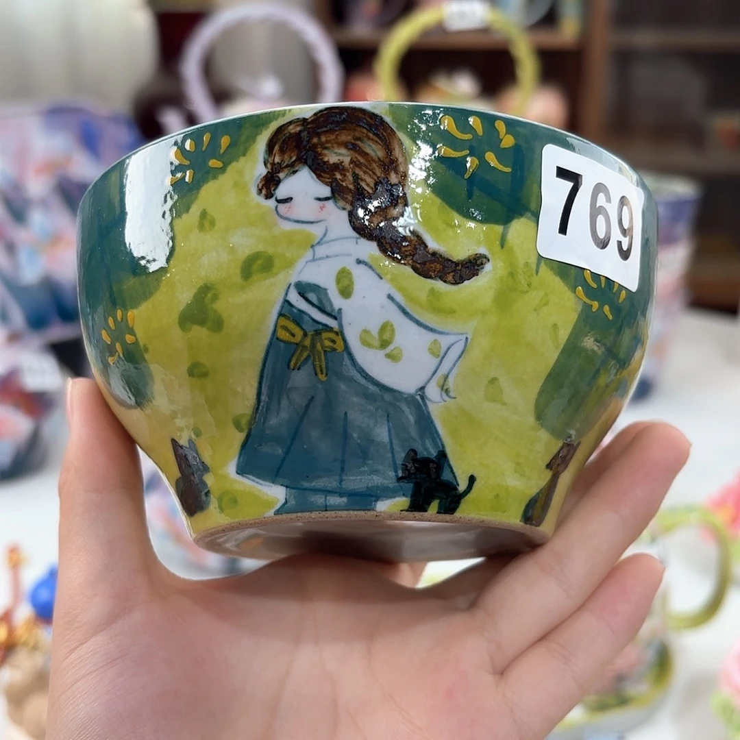 景德镇手绘高温釉下彩陶瓷茶具