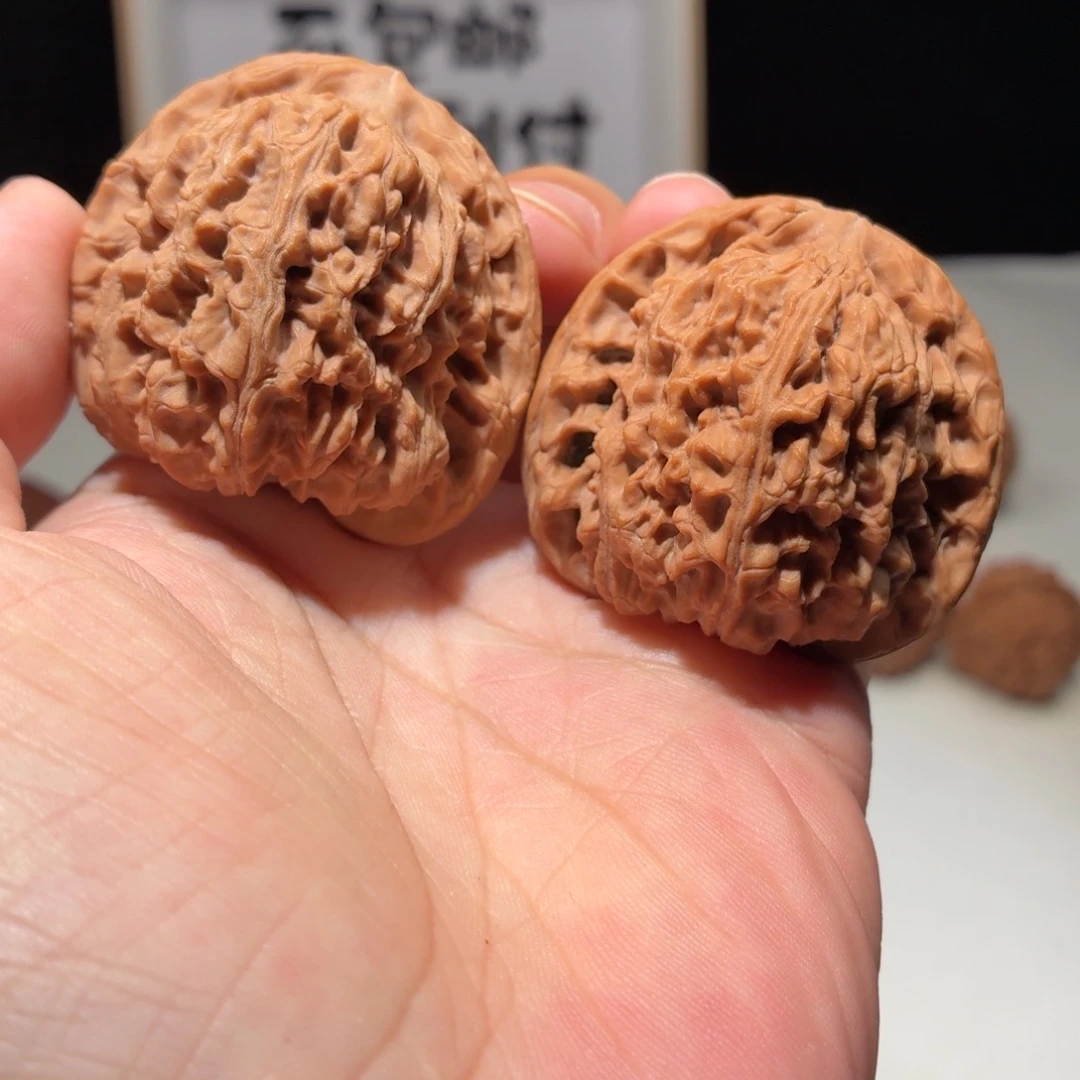 把件文玩核桃45全品南将石