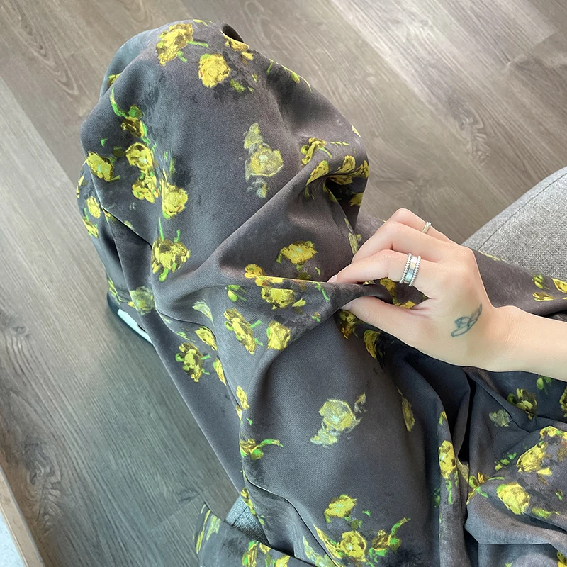 印花阔腿裤子女夏季薄款2025新款高腰宽松休闲显瘦垂感拖地沙滩裤