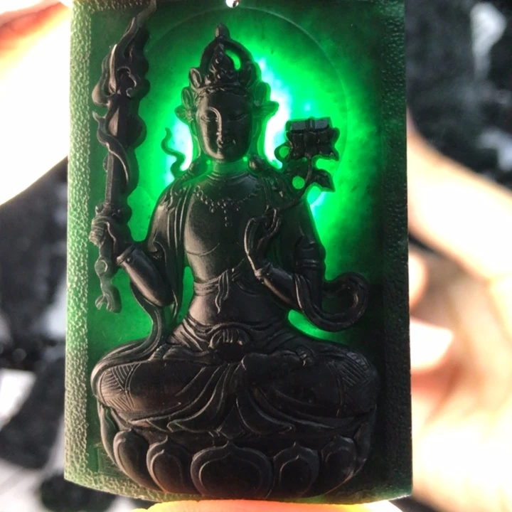 定制翡翠未镶嵌虚空藏