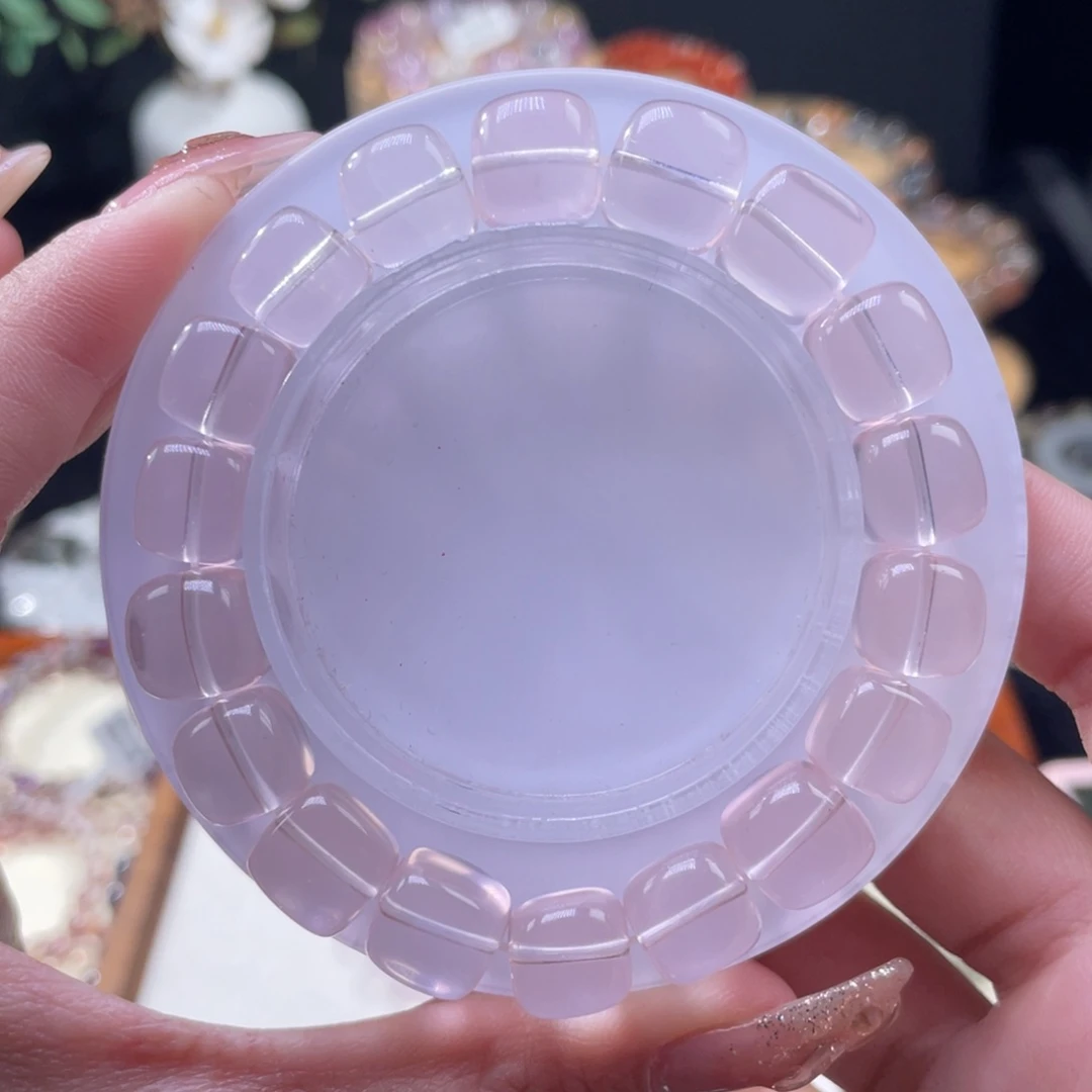 水晶手串未镶嵌马岛马粉