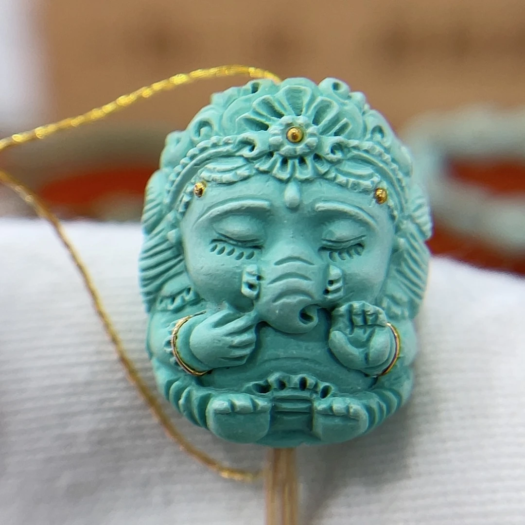 未镶嵌绿松石珠宝奇石