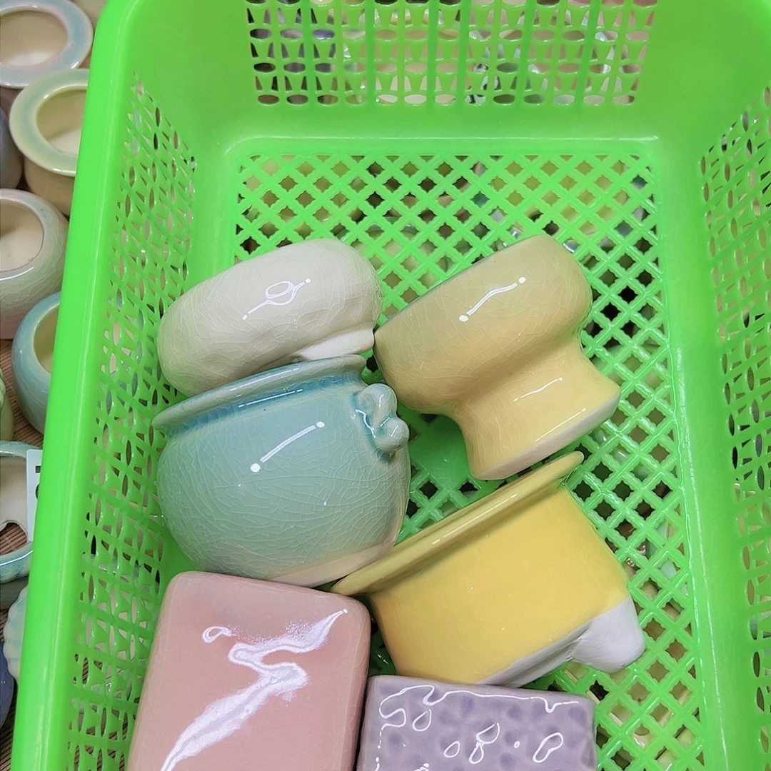 红陶陶瓷花盆当场满12包邮