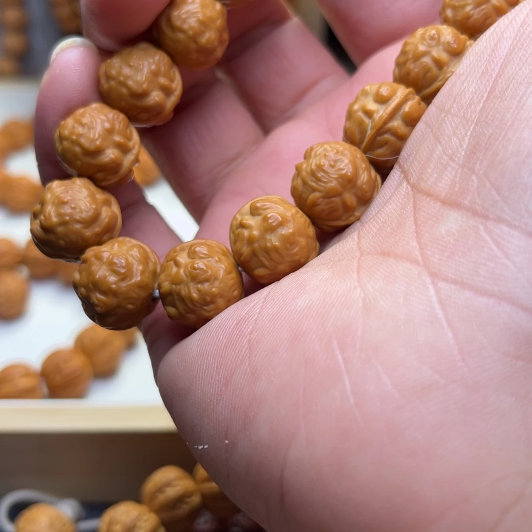 猴头核桃手串用****0蟾王手持15尺寸22粒