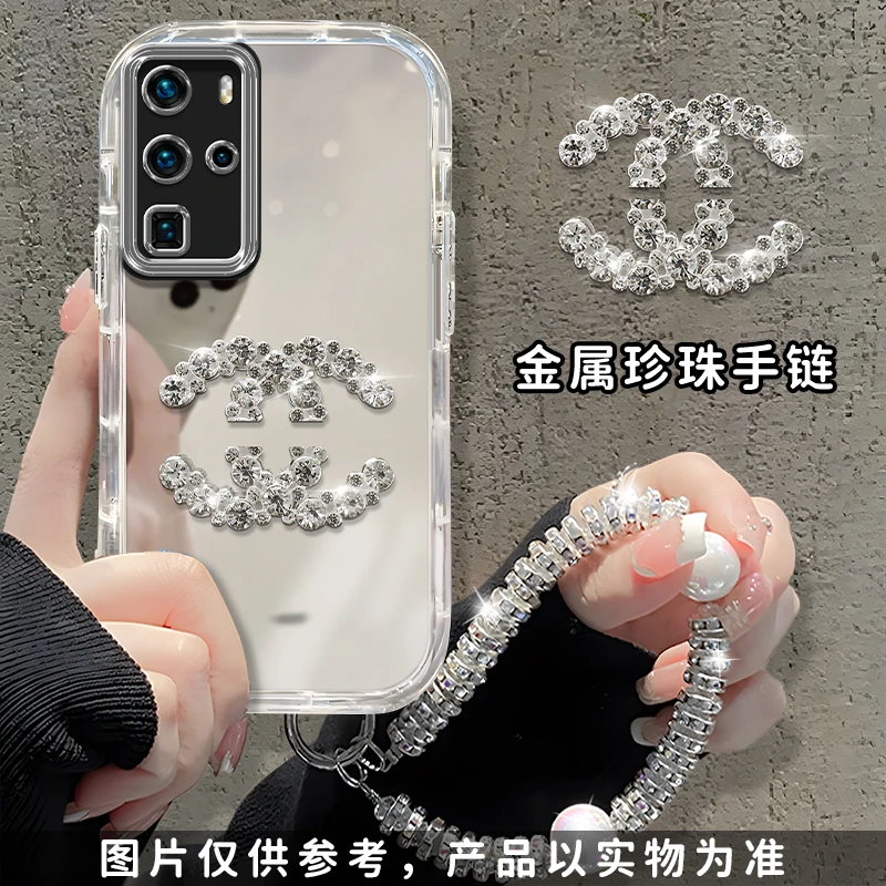 适用于【华为】P40Pro简约双C潮牌高级感时尚女款防摔手机壳