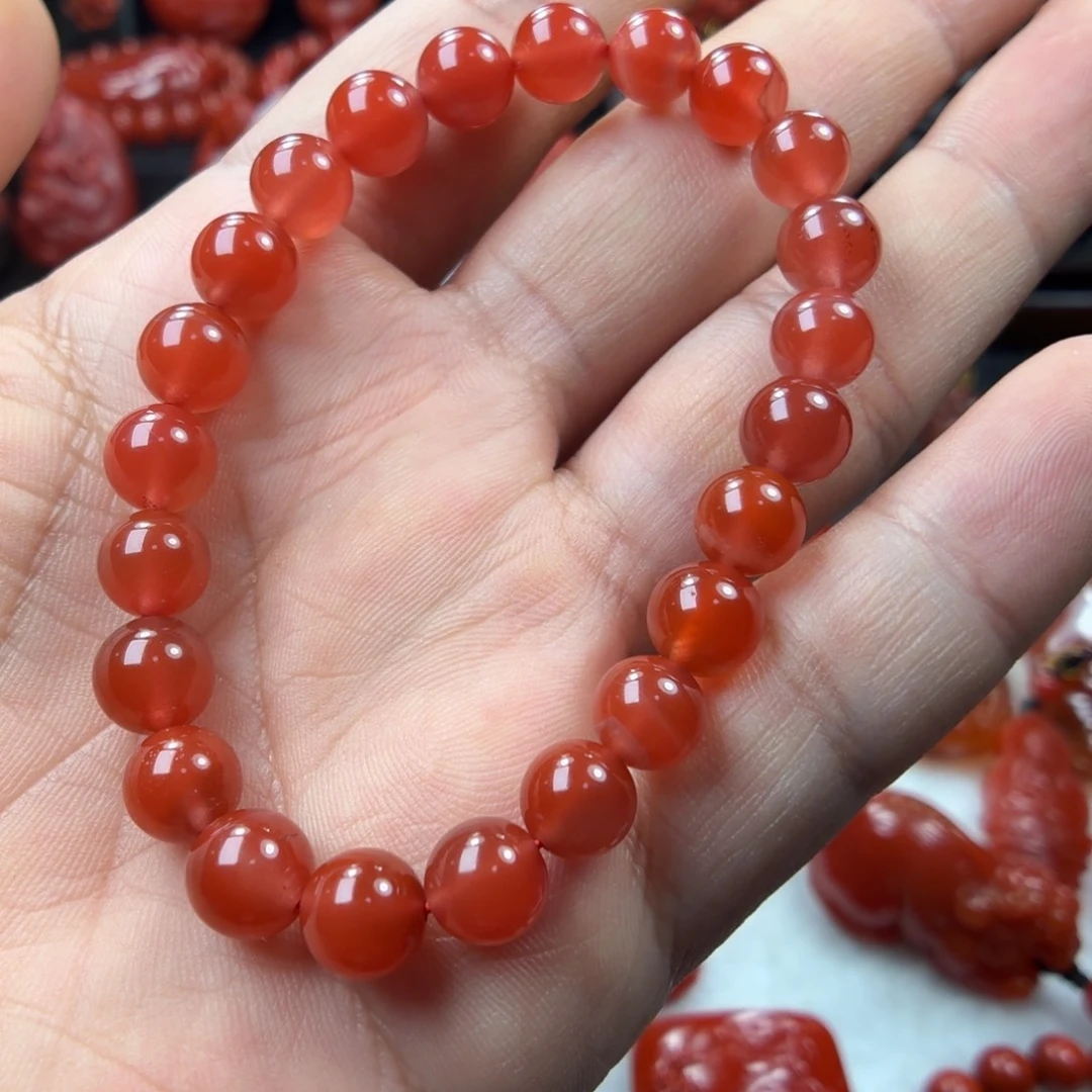 五***安南红玛瑙未镶嵌手串