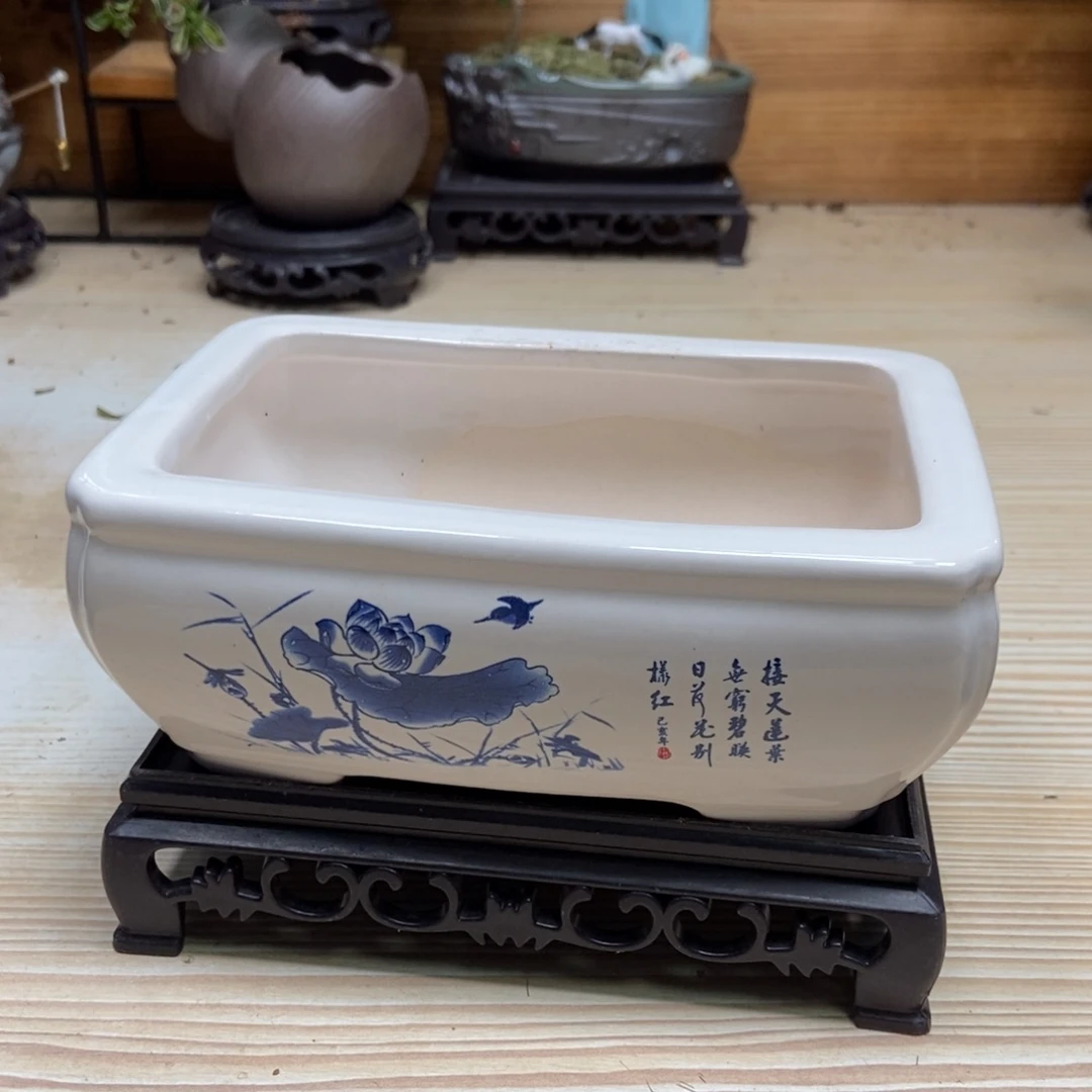 瓷片陶瓷花盆陶瓷艺术