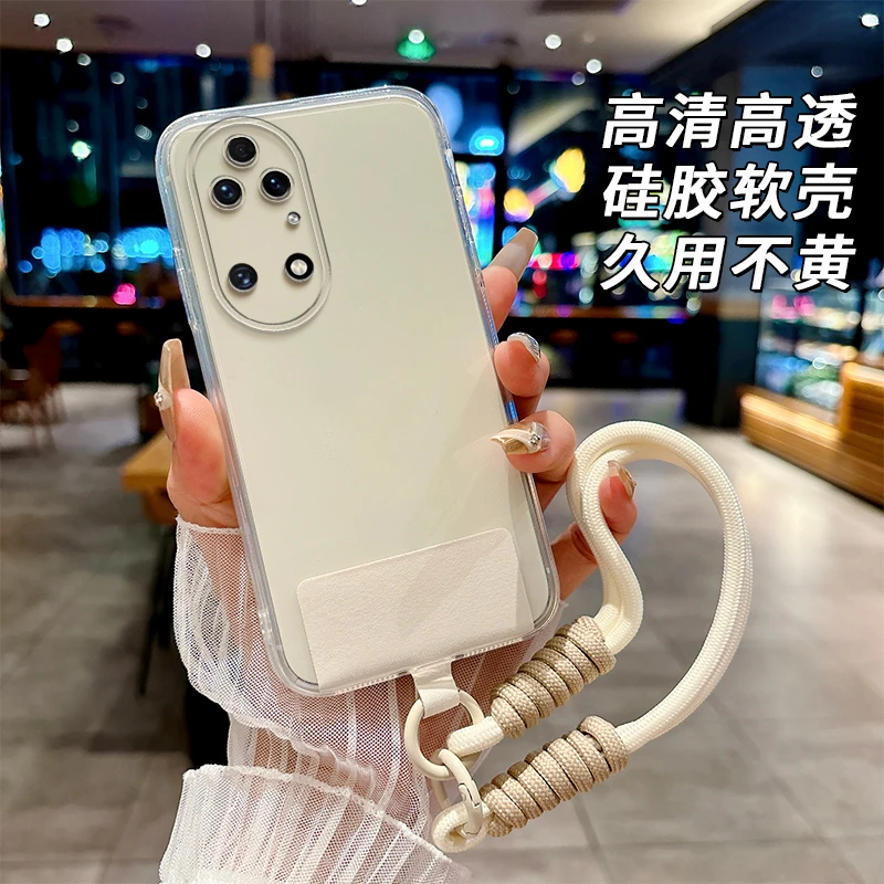 全透明软硅胶华为P50手机壳ABR-AL00防摔简约大气精孔全包边女