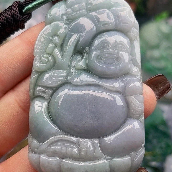 翡翠未镶嵌颈饰挂件