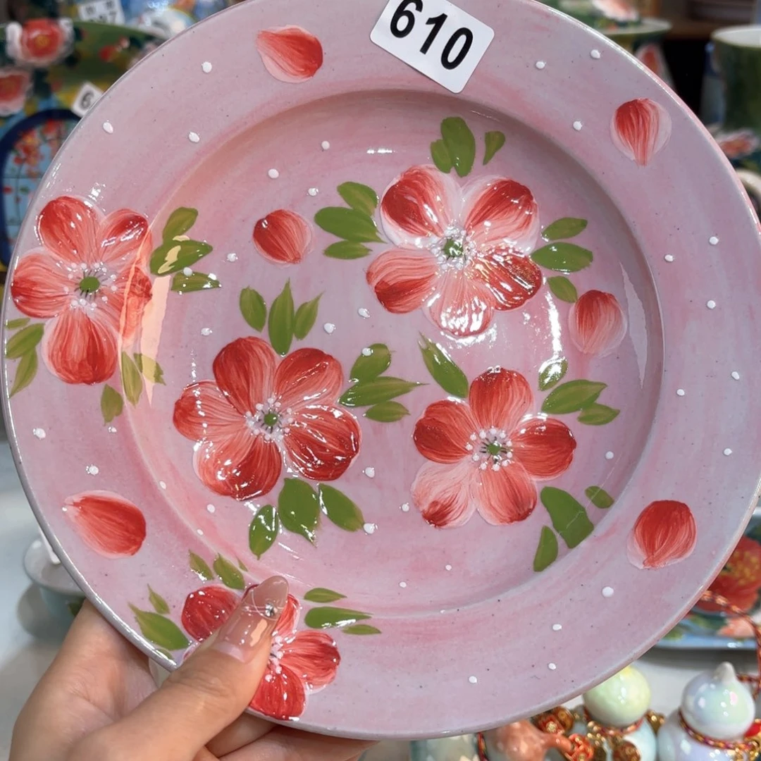 景德镇手绘高温釉下彩陶瓷茶具
