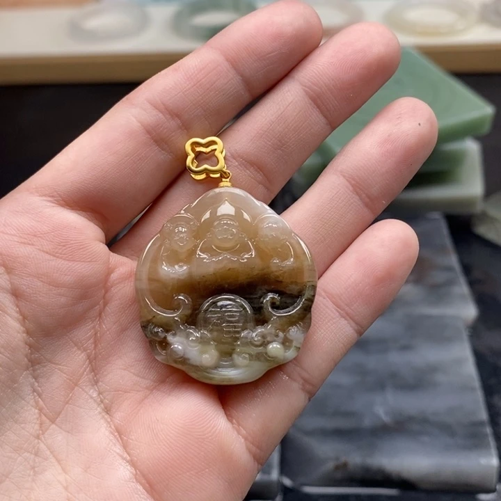 V***9独山玉未镶嵌颈饰定制