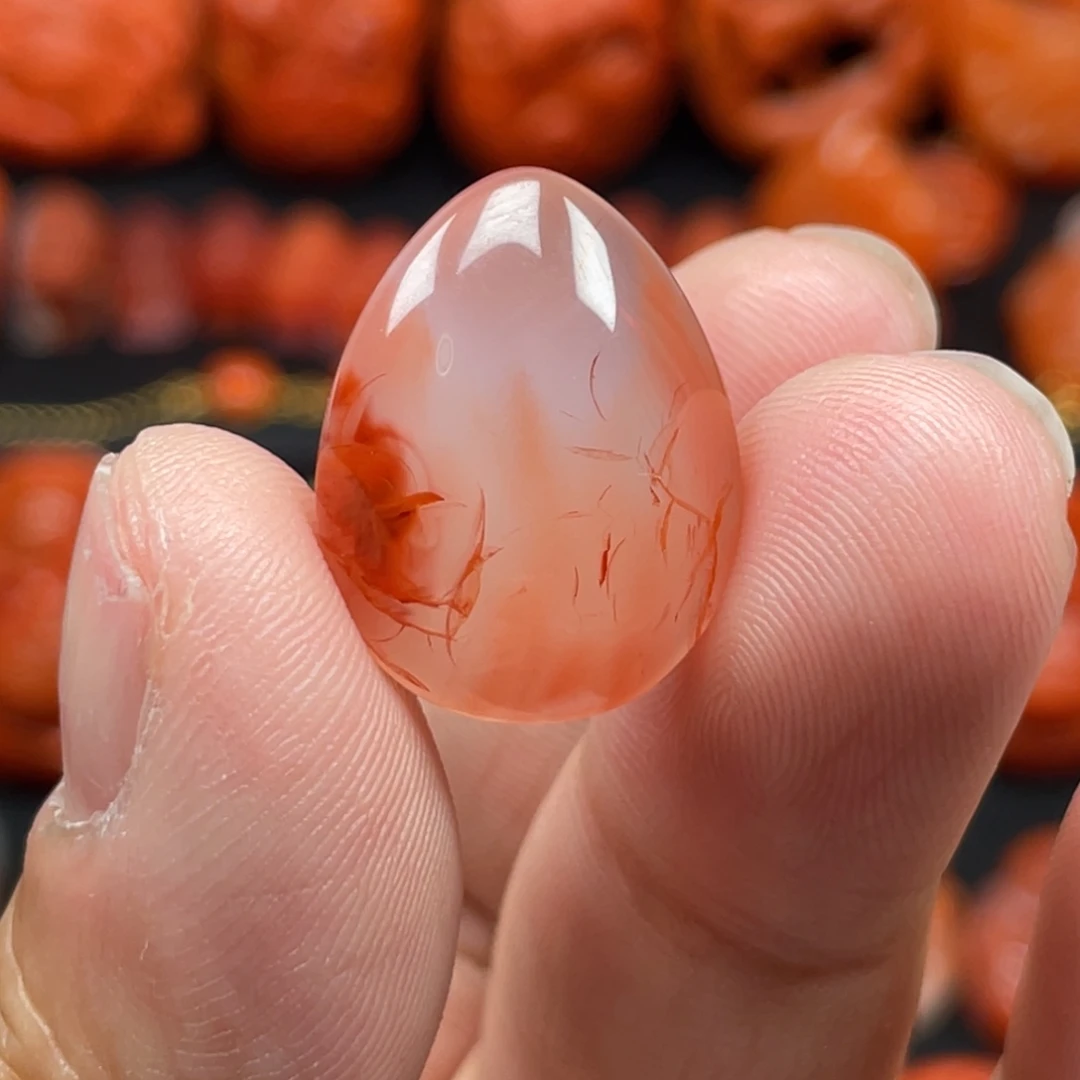 南红玛瑙未镶嵌冰飘水滴