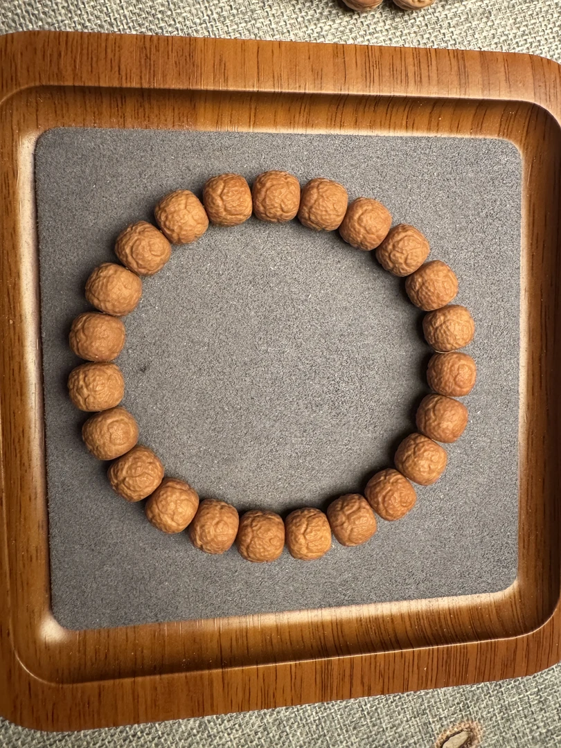 原皮原色全品无瑕饕餮猴头雕刻尺寸10左右文玩老型