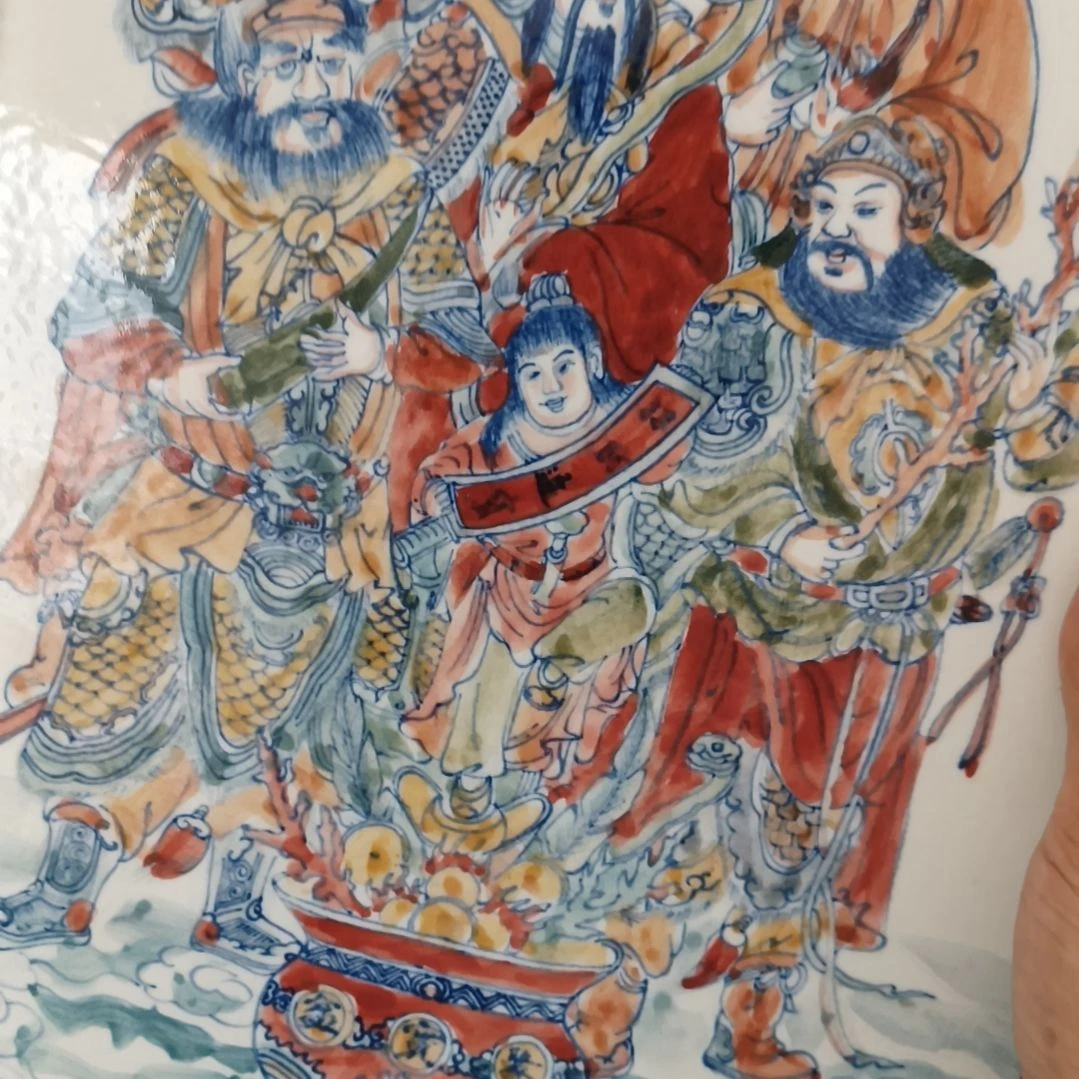 Z***林景德镇手绘釉下彩手绘