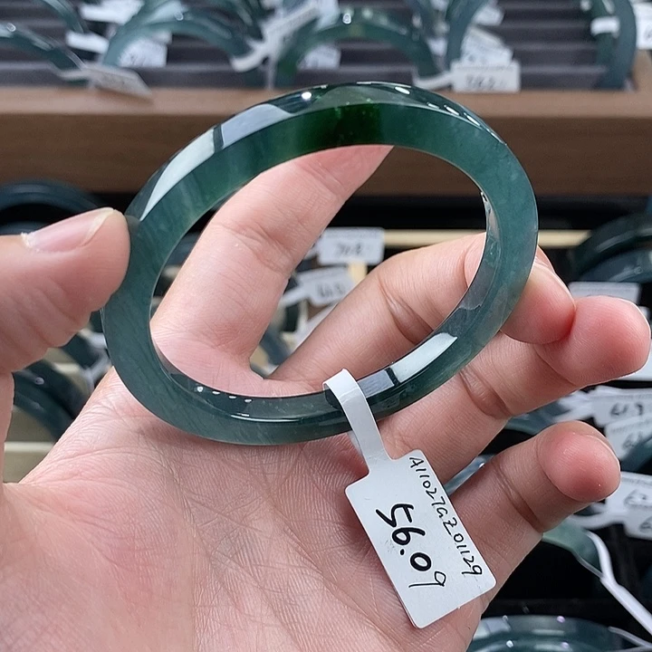 翡翠手镯未镶嵌兰*56.09