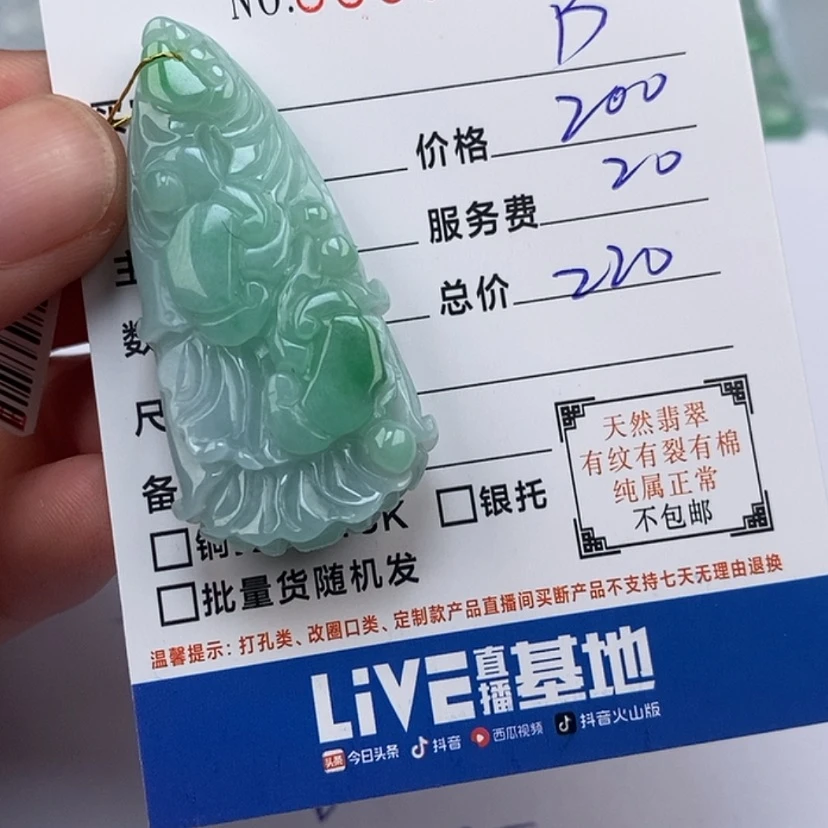 【闪购商品】翡翠颈饰未镶嵌B****！
