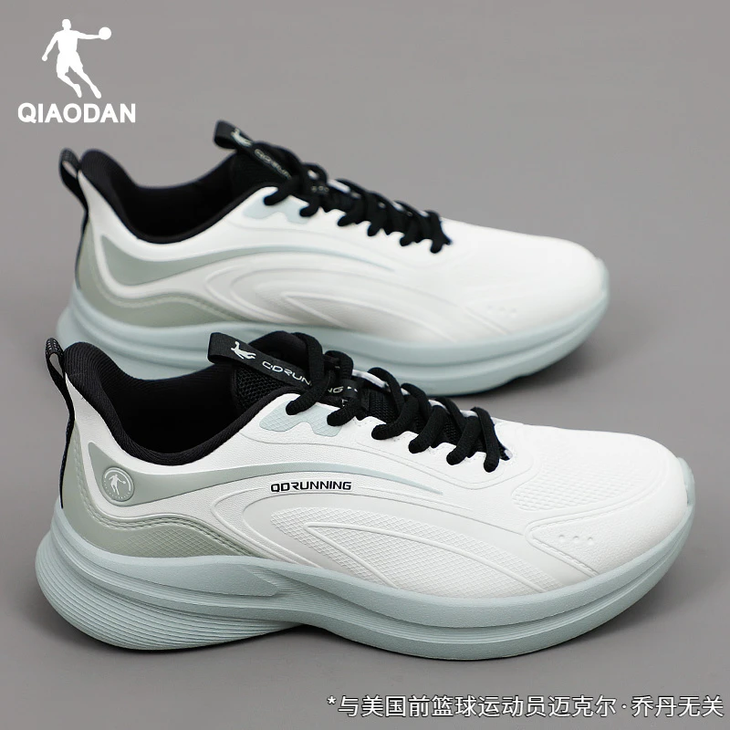 乔丹运动鞋男鞋子2025春季新款皮面防水缓震休闲透气轻便跑步鞋男